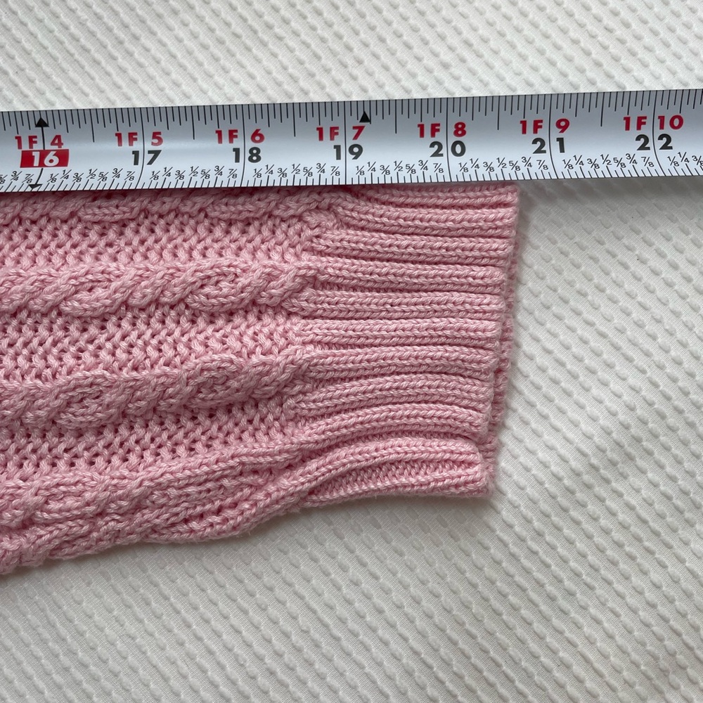 Ralph Lauren Light Pink V-Neck Sweater - Picture 7 of 9